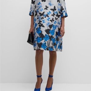 Caroline Rose All Aflutter Floral Dress